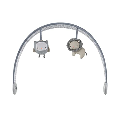 Ingenuity SmartBounce Automatic Baby Bouncer Seat with White Noise, Music, Toy Bar and 2 Plush Infant Toys, 0-6 Months Up to 20 lbs (Braden)