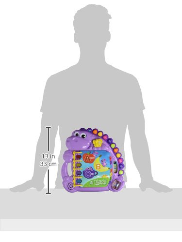 LeapFrog Dino's Delightful Day Alphabet Book, Purple