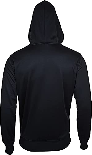 Ultra Game NBA Men's Fleece Midtown Pullover Sweatshirt, Black, XX-Large
