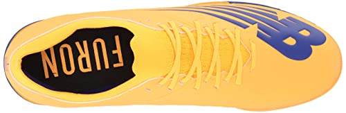 New Balance Men's Furon V7 Dispatch TF Soccer Shoe, Impulse/Vibrant Orange, 12.5