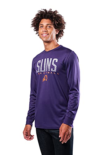 Ultra Game NBA Men's Active Long Sleeve Pullover T-Shirt Small