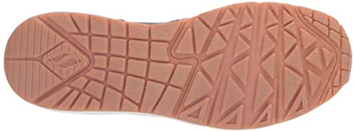 Skechers Kids Girls Street Uno-Cozy On Air Sneaker, Black/Rose Gold, 2.5 Little Kid