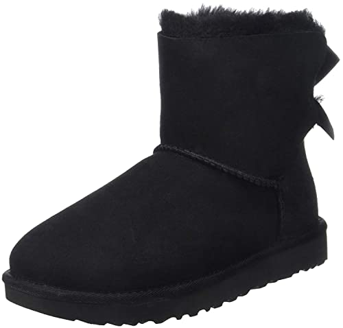 UGG Women's Mini Bailey Bow Ii Boot, Black, 5