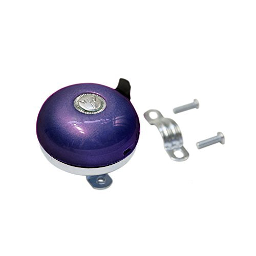 Firmstrong Classic Beach Cruiser Bicycle Bell, Purple