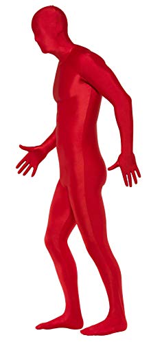 Smiffys Unisex Adult M-US Size 38'-40' Second Skin Suit, Red