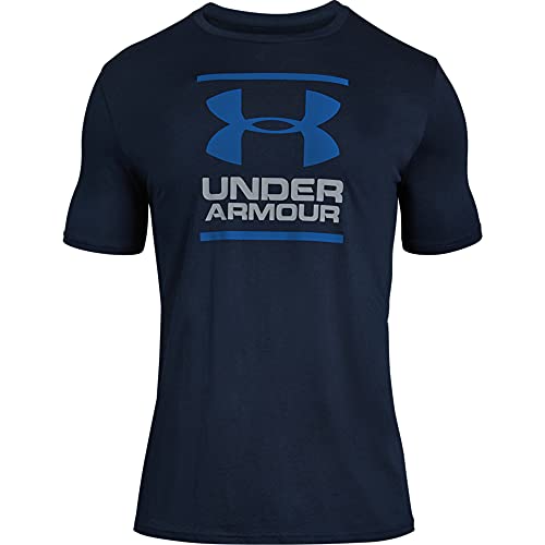 Under Armour mens Global Foundation Short-sleeve T-shirt , Academy Blue (408)/Royal Blue , Large