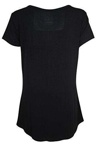 Ultra Game NBA Brooklyn Nets Womens Box Out Varsity Stripe Tee Shirt, Team Color, X-Large