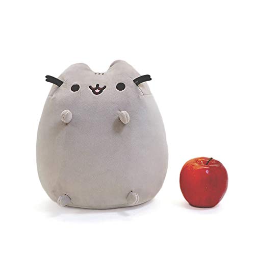 Pusheen The Cat Squisheen Plush, Stuffed Animal for Ages 8 and Up, Gray, 11