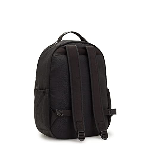 Kipling Women's Seoul 15' Device Backpack, Durable, Roomy with Padded Shoulder Straps, School Bag, Shimmerin Spot, 13.75''L x 17.25''H x 8''D