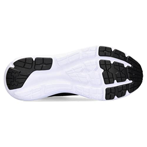 Under Armour Men's Surge 3 Road Running Shoe, Black (001)/White, 8.5