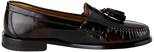 10.5 Wide US Cole Haan mens Pinch Tassel loafers shoes, Burgundy