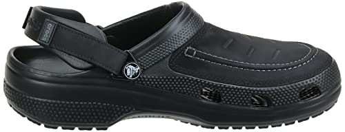 Crocs Men's Yukon Vista II Clogs, Black, 8 Men