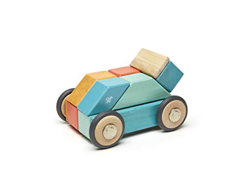 42 Piece Tegu Magnetic Wooden Block Set, Sunset, 1-99 years old