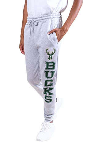 Ultra Game NBA Men's Soft Team Jogger Sweatpants, Heather Gray, XX-Large