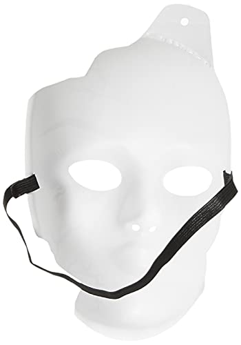 Leg Avenue Women's Doll Mask, White, One Size