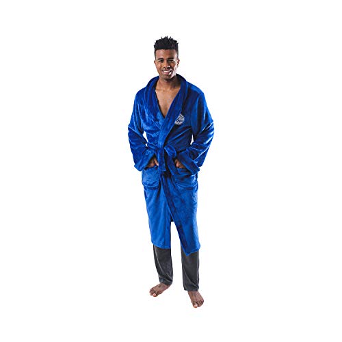 Ultra Game -NBA Philadelphia 76ers Mens Lounge Bath Robe, Team Color, 1SIZE