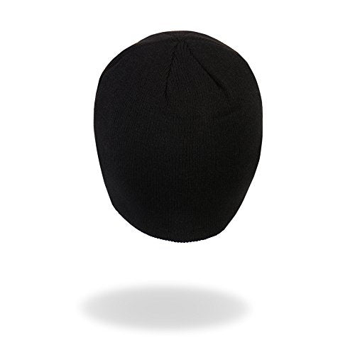 Hot Leathers KHB1010 Skull and Crossbones Beanie , Black