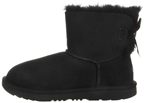 UGG unisex child Mini Bailey Bow Ii Boot, Black, 12 Little Kid US