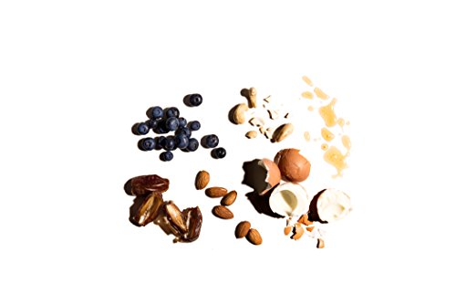 RXBAR Protein Bars, 12g Protein, Gluten Free Snacks, Blueberry, 22oz Box (12 Bars)