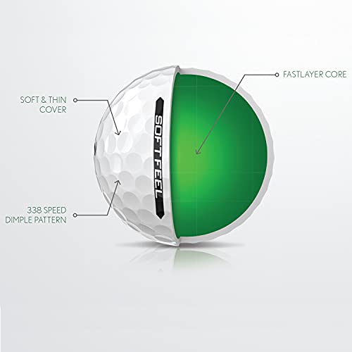 Srixon Soft Feel Lady 7, White (12)