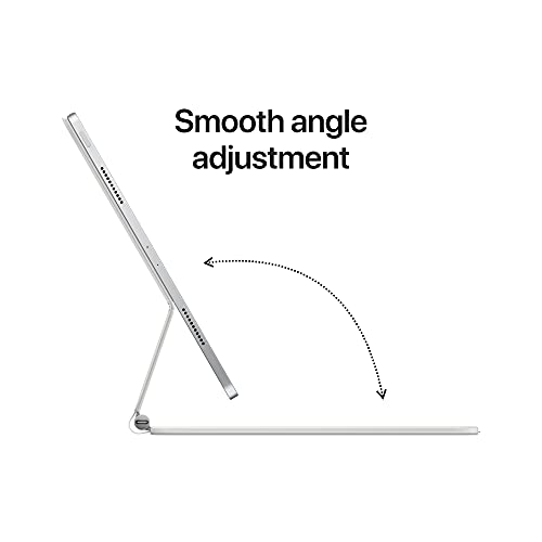 Apple Magic Keyboard: iPad Keyboard and case for iPad Pro 12.9‑inch (3rd, 4th, 5th and 6th Generation), Great Typing Experience, Built-in trackpad, US English - White