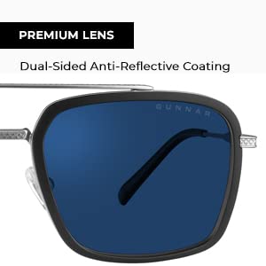 GUNNAR - Stark Industries Edition Blue Light Sunglasses - Blocks 90% Blue Light - Sun Tint