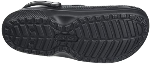 Crocs Classic Lined Clog Black/Black Men's 3, Women's 5 Medium