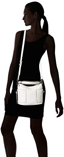 Steve Madden womens SAMMY Bucket Bag White, White, One Size US