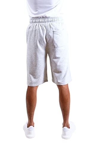 Ultra Game NBA Chicago Bulls Mens French Terry Shorts, Heather Gray, X-Large