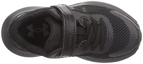 Under Armour Boy's Surge 3 Alternate Closure Running Shoe, Black (002)/Black, 2.5 Little Kid