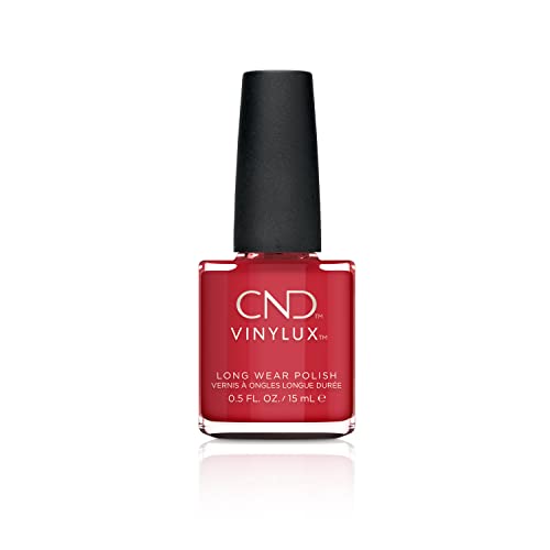 CND Vinylux Longwear Red Nail Polish, Gel-like Shine and Chip Resistant Color, 0.5 Fl Oz