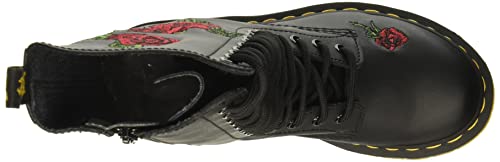 Dr. Martens womens 1914 Vonda Combat Boot, Black Softy T, 5 US