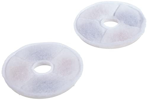 Catit Triple Action Water Fountain Filters, Replacement Cat Drinking Fountain Filters, 2 Pack