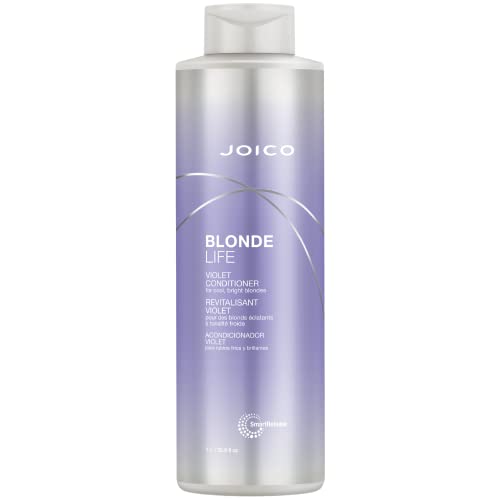 Blonde Life Violet Conditioner | For Cool and Bright Blonde Hair | Neutralize Brassy Tones | Banish Yellow Tones | Boost Shine | Sulfate Free | With Monoi and Tamanu Oil | 33.8 Fl Oz