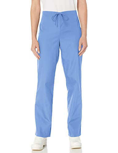 Cherokee Men and Women S Scrubs Set Workwear Originals Top and Pant WW530C, Ciel