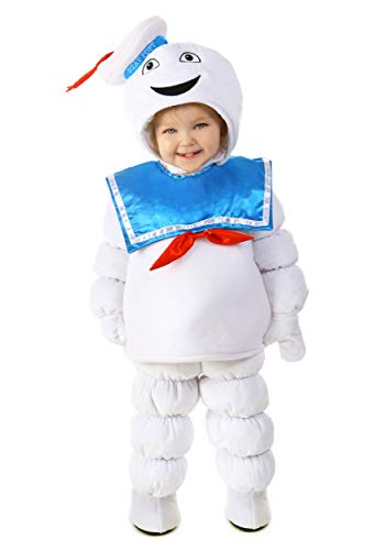 Princess Paradise Baby Boys Baby/Toddler Ghostbusters Stay Puft Deluxe Costumes, White, 18 Months US