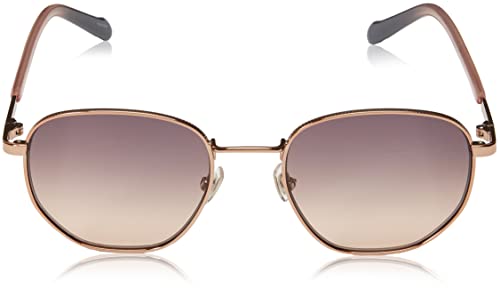 Fossil Men's Male Sunglass Style FOS 3093/S Oval, Red Gold, 51mm, 19mm