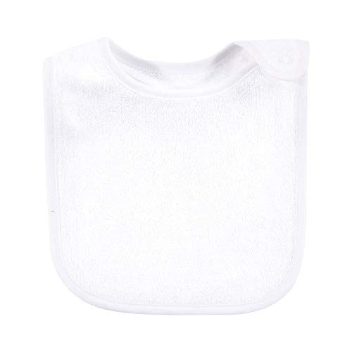 Hudson Baby Unisex Baby Rayon from Bamboo Terry Bibs, Denim Mint, One Size