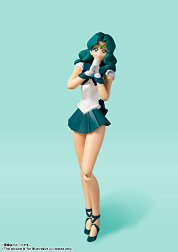 TAMASHII NATIONS Sailor Neptune-Animation Color Edition Pretty Guardian Sailor Moon, Bandai Spirits S.H.Figuarts (BAS61281)