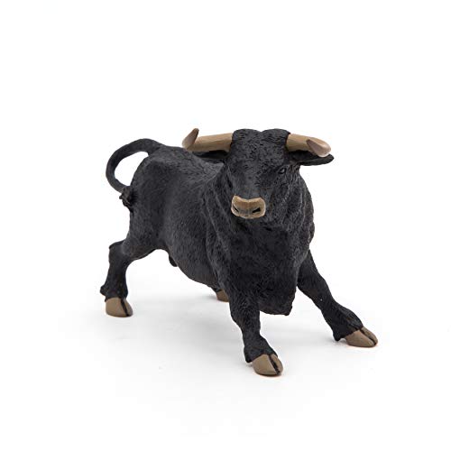 Papo -Hand-Painted - Figurine -Farmyard Friends -Andalusian bull -51050 - Collectible - For Children - Suitable for Boys and Girls - From 3 years old