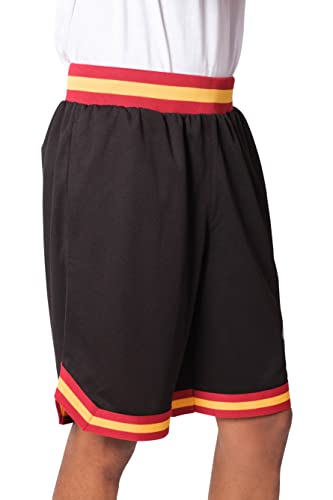 Ultra Game NBA Miami Heat Mens Woven Basketball Shorts, Team Color, X-Large