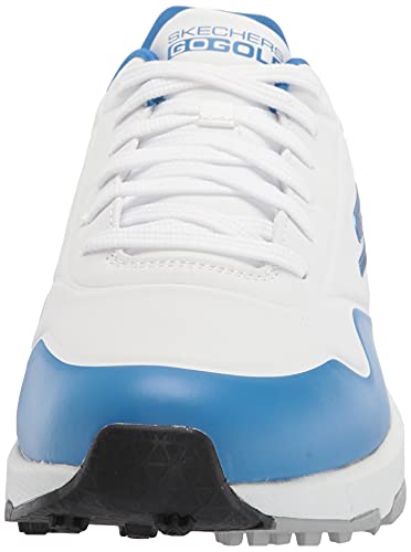 Skechers Men's Go Skech-Air Dos Relaxed Fit Golf Shoe, White/Blue, 8