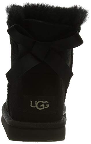 UGG unisex child Mini Bailey Bow Ii Boot, Black, 12 Little Kid US