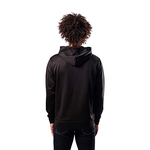Ultra Game mens Poly Midtown NBA Men s Fleece Hoodie Pullover Sweatshirt, Black, Small US