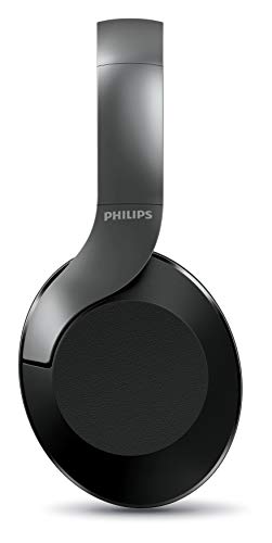 PHILIPS PH805 Active Noise Canceling (ANC) Over Ear Wireless Bluetooth Performance Headphones w/Hi-Res Audio, Comfort Fit and 30 Hours of Playtime (TAPH805BK)