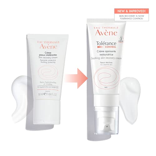 Eau Thermale Avene - Tolerance Control Soothing Skin Recovery Cream - For Hypersensitive, Normal to Combination Skin - Sterile Hydrating Face Moisturizer - 1.3 fl.oz. (Pack of 1)