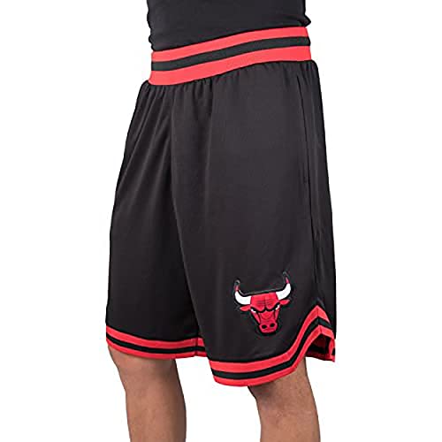 Ultra Game NBA Chicago Bulls Mens Woven Basketball Shorts, Team Color, XX-Large