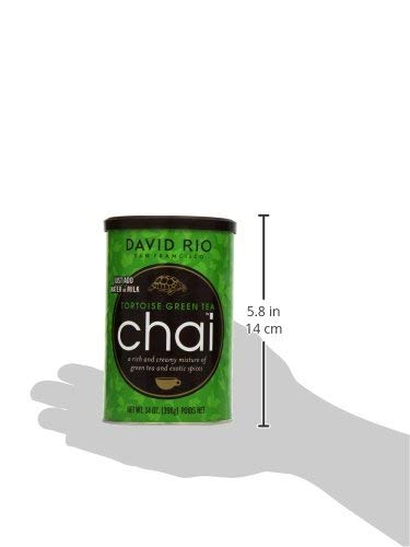 David Rio Chai Mix, Tortoise Green Tea, 14 Ounce  