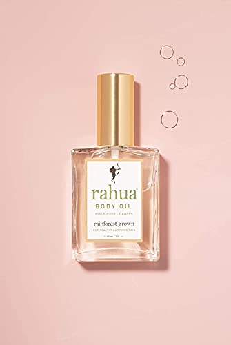 Rahua Body Oil 2 Fl Oz, with Omega-3 and Omega-9 Fatty Acids, Antioxidants, Carotenoids, and Vitamins C and E for deep moisturize and heal dry skin, hydrating body oil is, Best for all skin types