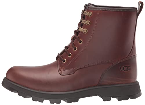 UGG Men's Kirkson Boot, Chestnut Leather, Size 13
